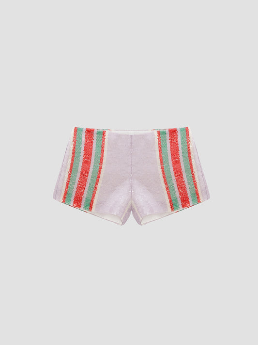 Pippi Sequin Shorts Lila