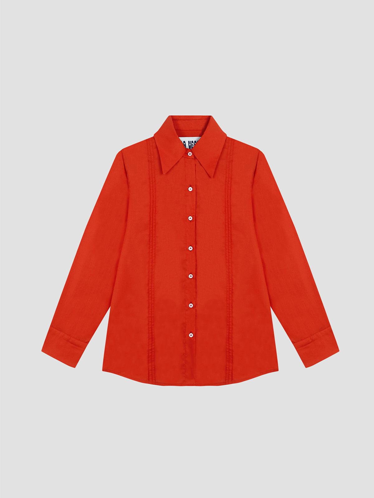 トップス the red thread harness blouse Gina Cotton Shirt Red – La Veste