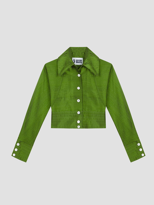 Cleo Jacket Silk Green