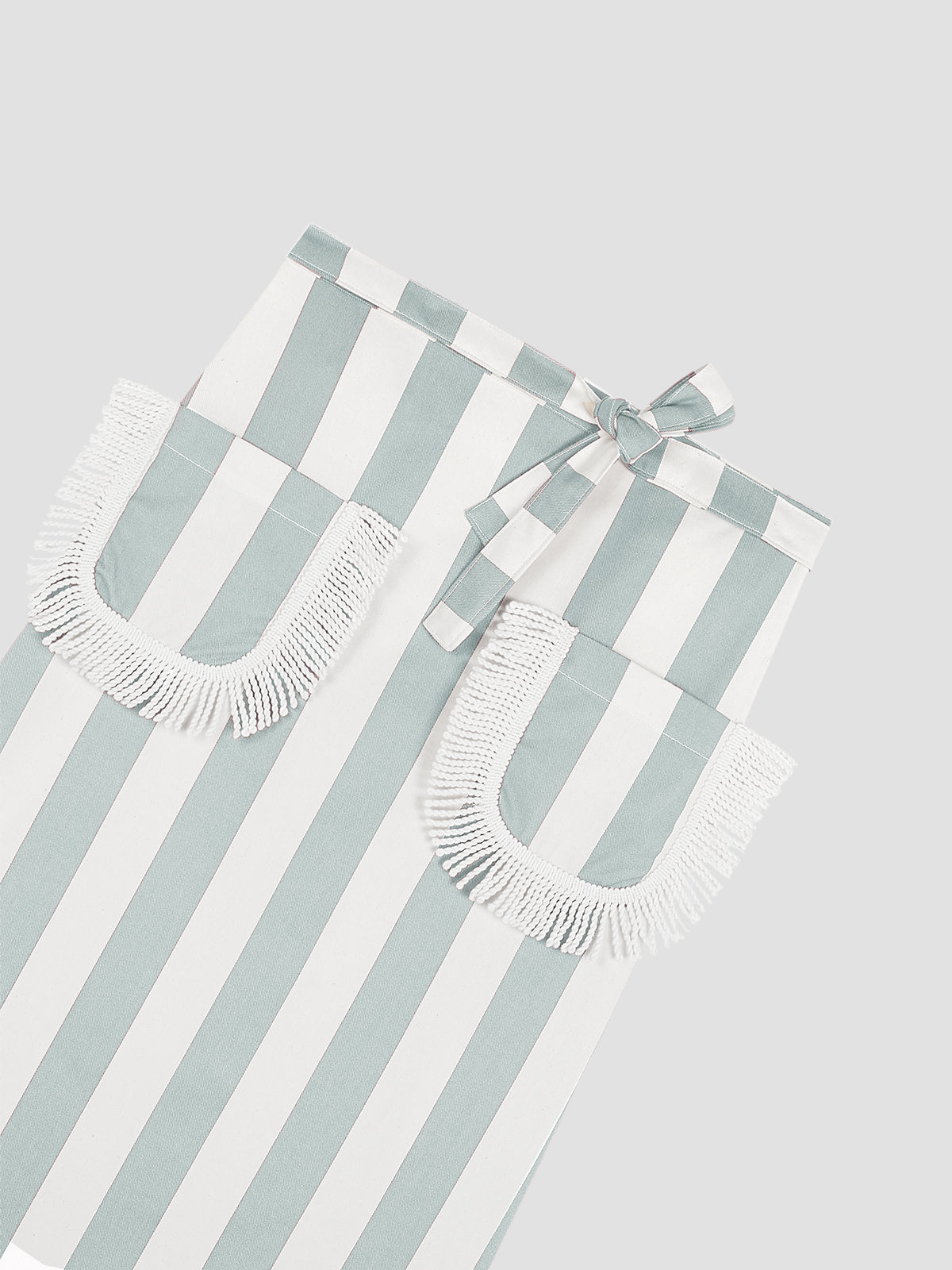 Fringed Parasol Apron Celeste