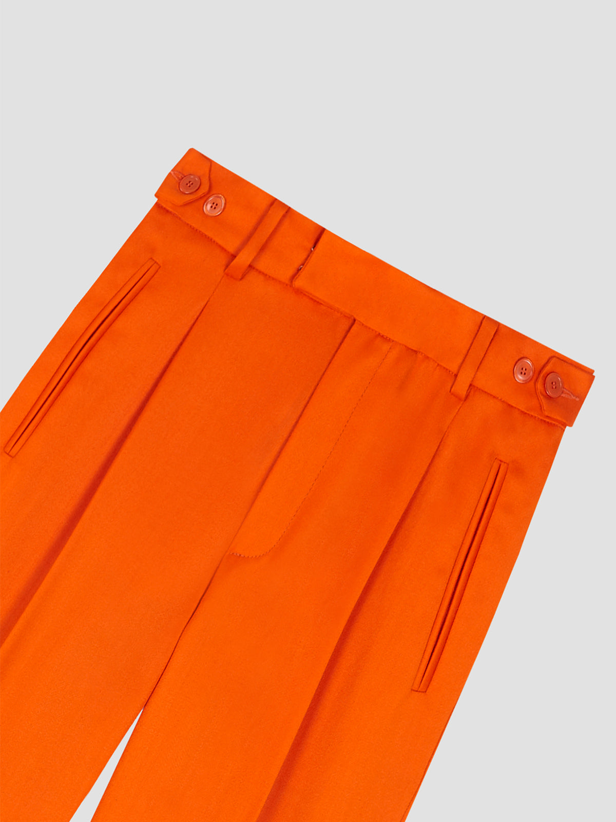 Trama Silk Pants Orange