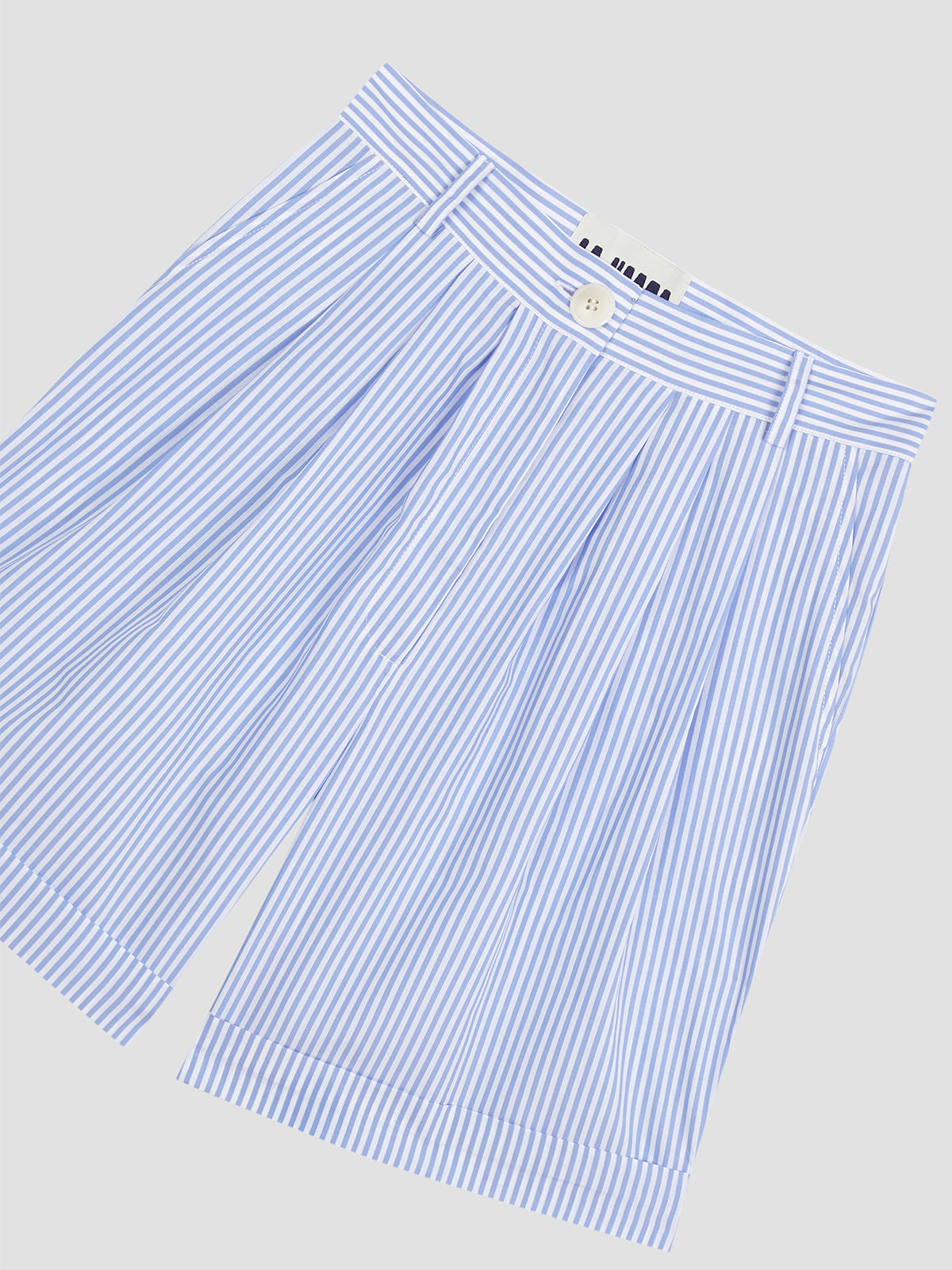 Striped Bermudas Celeste