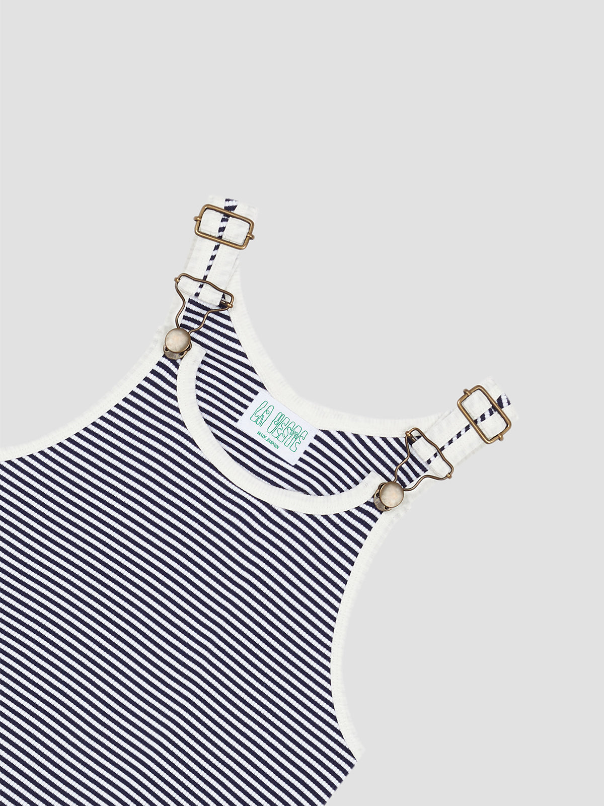 Jardinera Tee Shirt Striped Navy