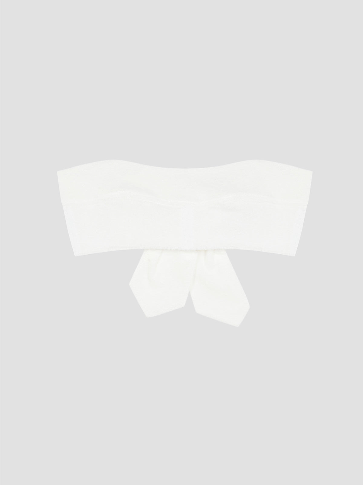 Bandeau Top Towel White