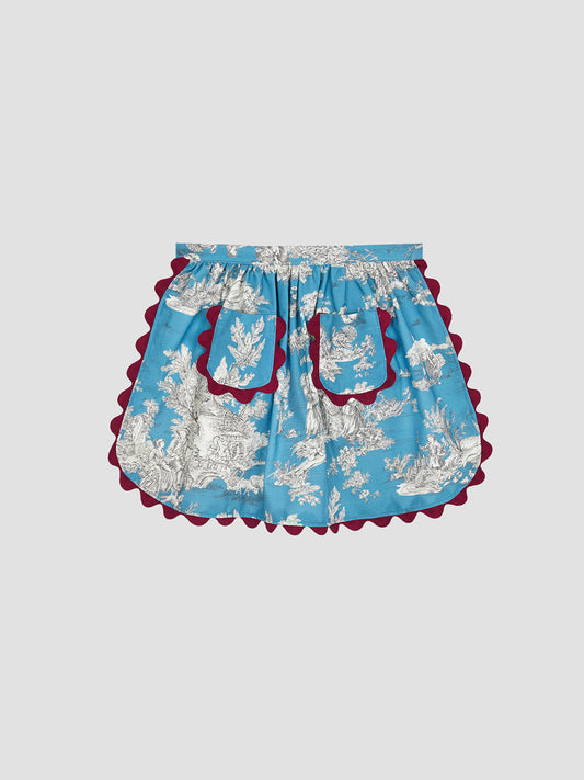 Jouy Apron Blue