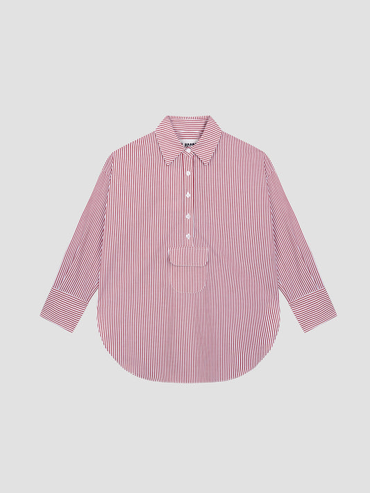 Sailing Shirt Striped Red