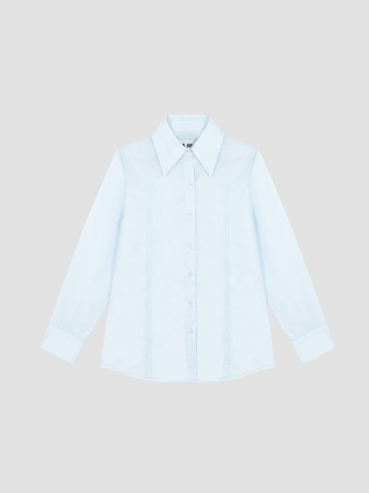 Gina Cotton Shirt Celeste