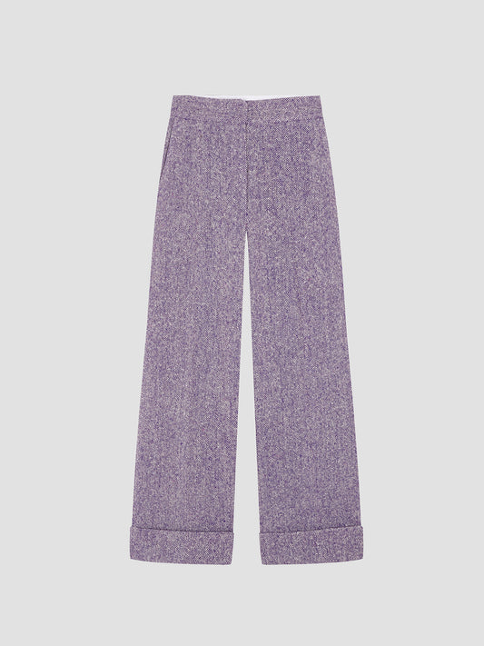 Hudson Wool Pants Purple