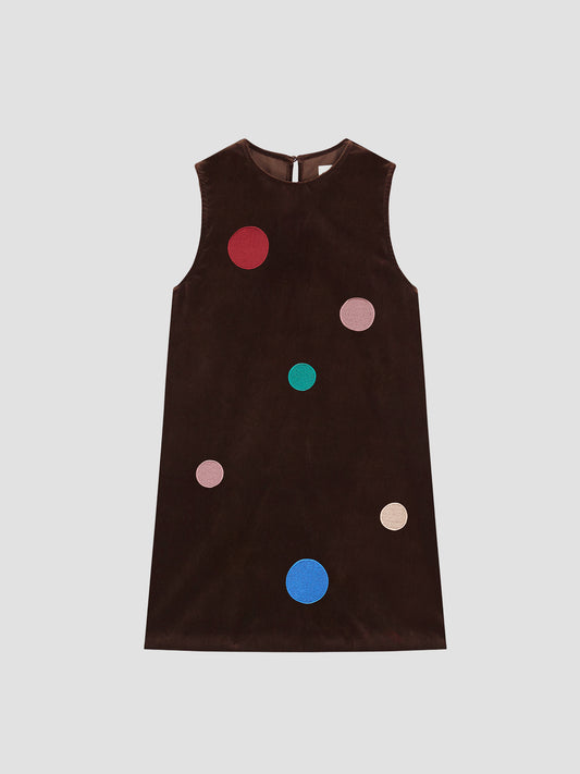 Morelino Velvet Dress Brown
