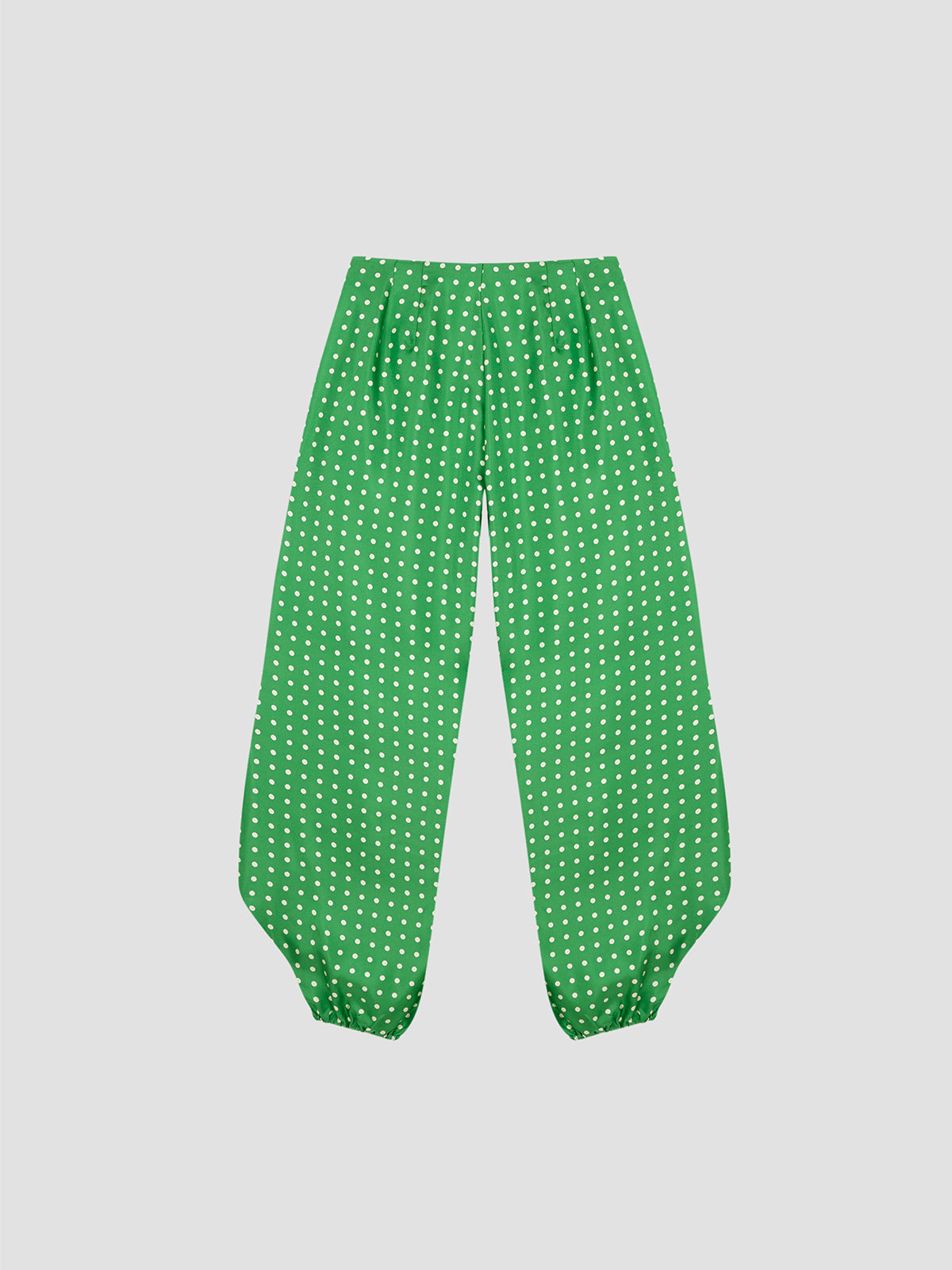 Boogie Silk Dots Pants Green