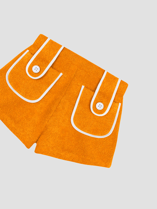 Carambola Towel Short Orange