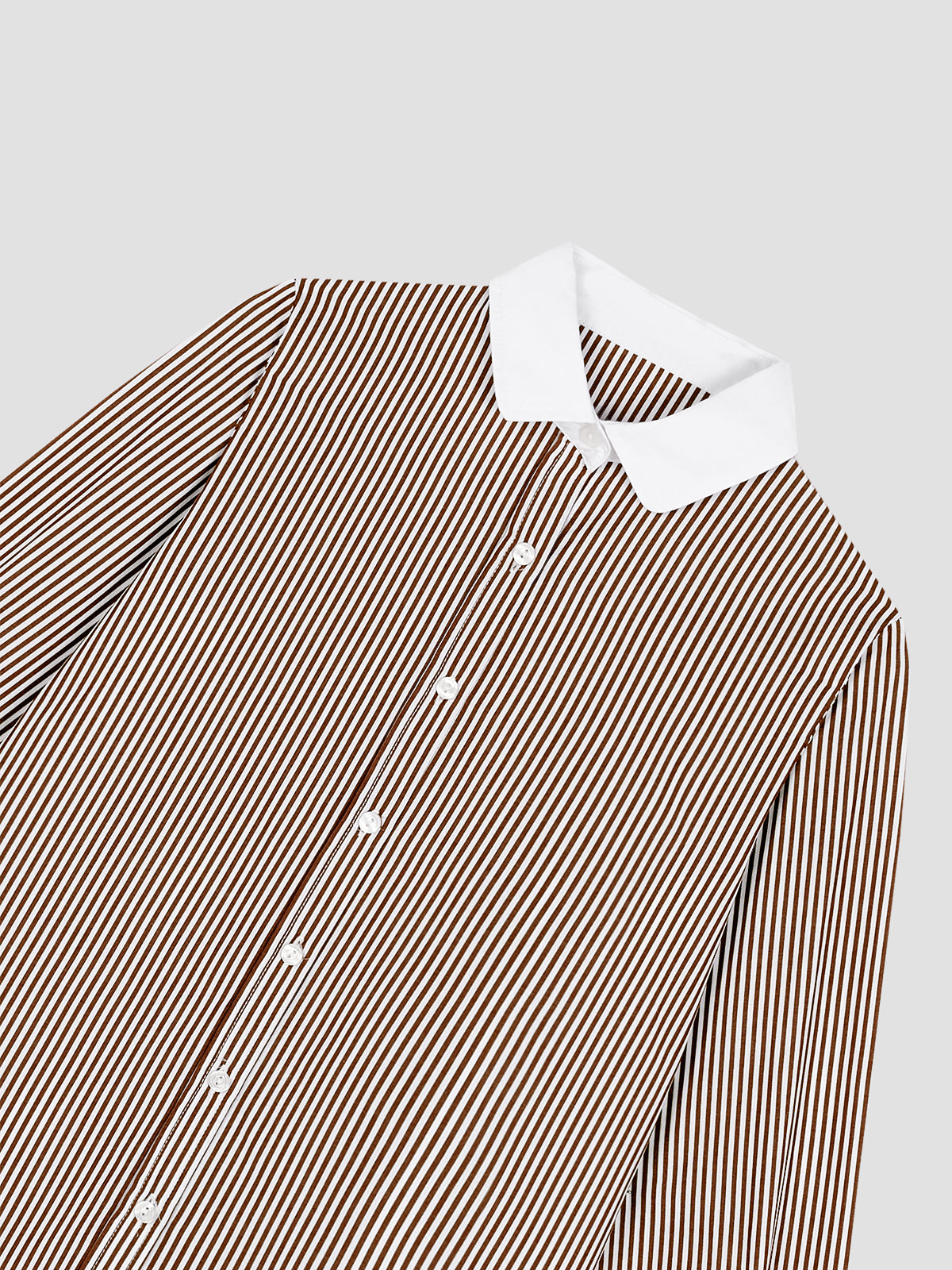 Shelby Shirt Striped Brown