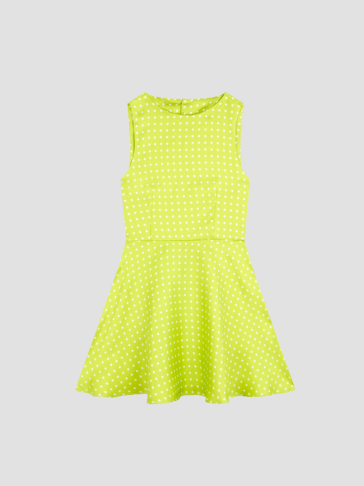 Sorbetto Mini Dress Silk Lime