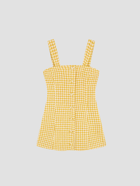 Lady Wool Mini Dress Yellow