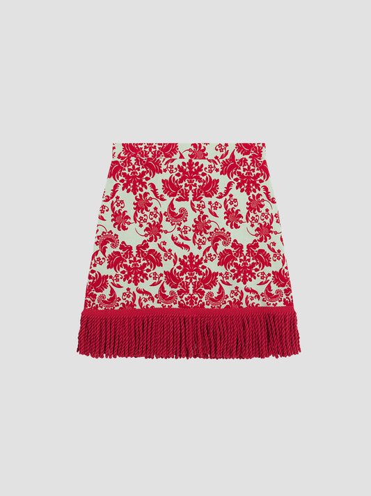 Cher Mini Skirt Wool Green