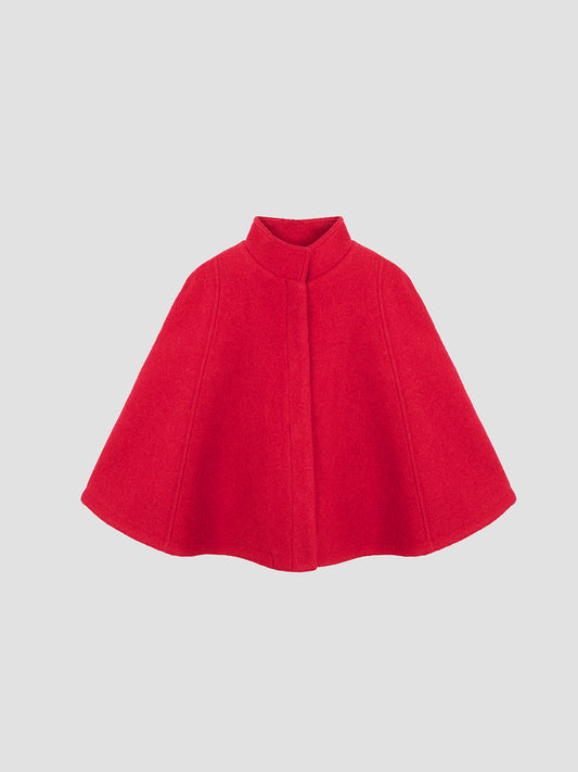 D' Artagnan Wool Cape Red
