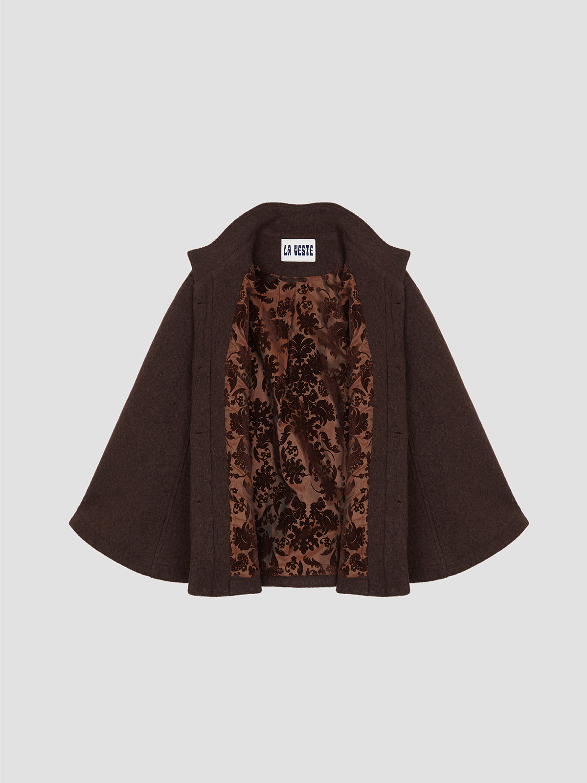 D´Artagnan Wool Cape Brown