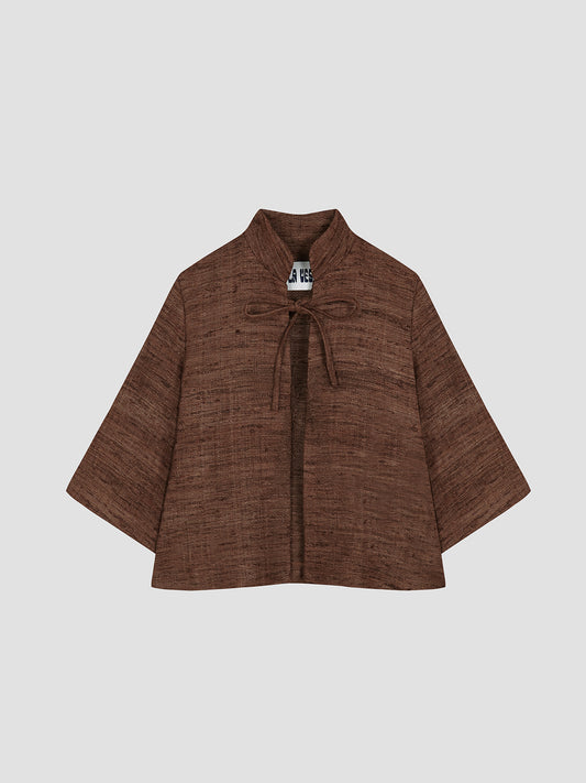 Dalia Silk Cape Brown