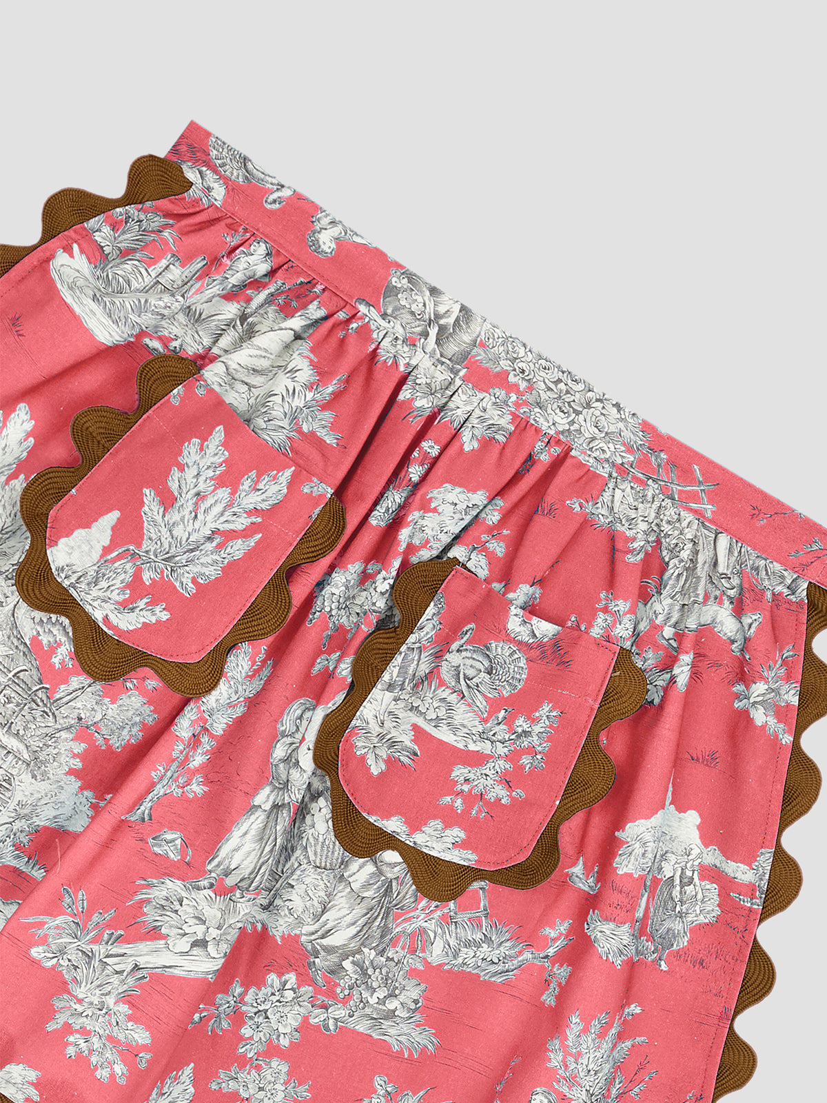 Jouy Apron Red