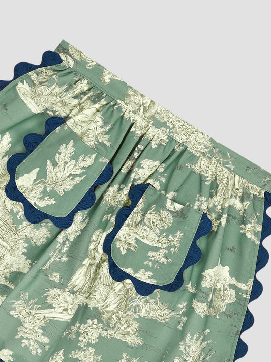 Jouy Apron Green