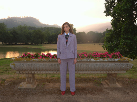 Hudson Wool Pants Purple