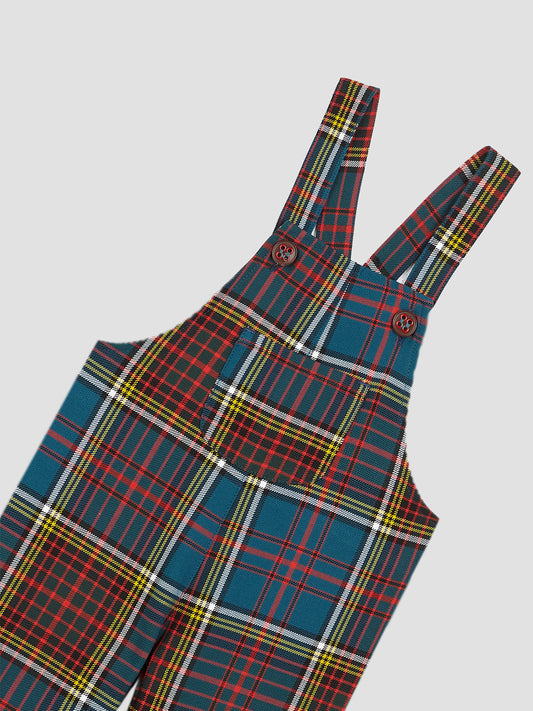Mini Jumpsuit Tartan Multicolor