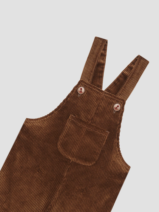 Mini Jumpsuit Corduroy Brown