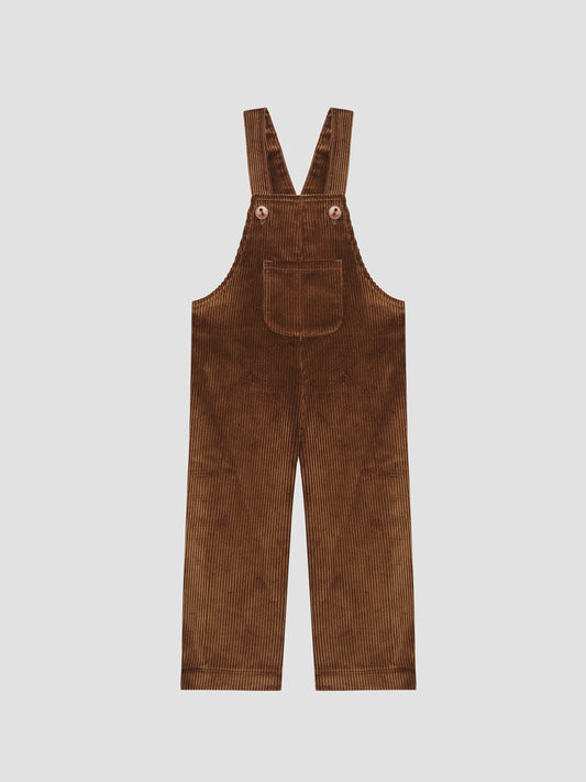 Mini Jumpsuit Corduroy Brown