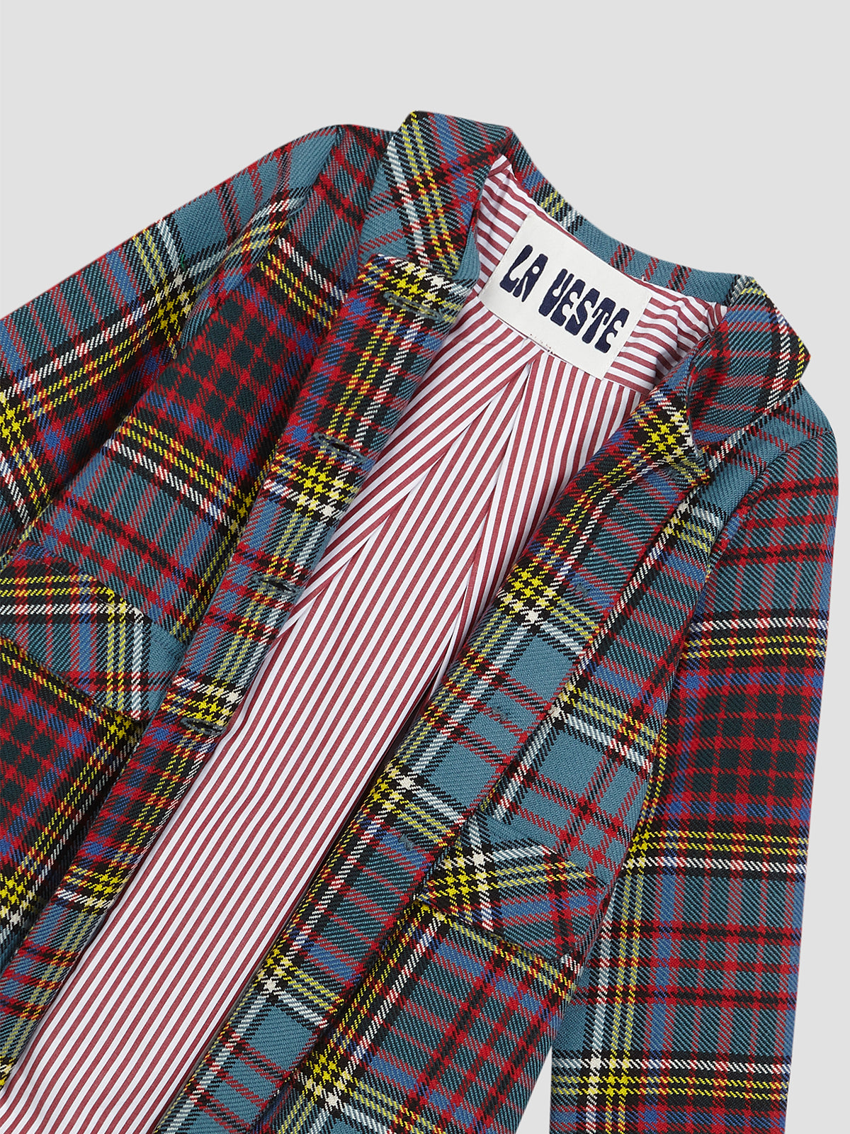 Heidi Coat Tartan Multicolor