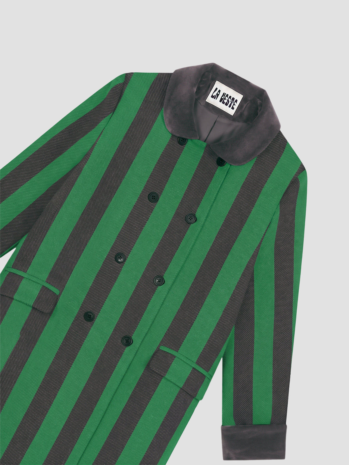 Miranda Coat Striped 03