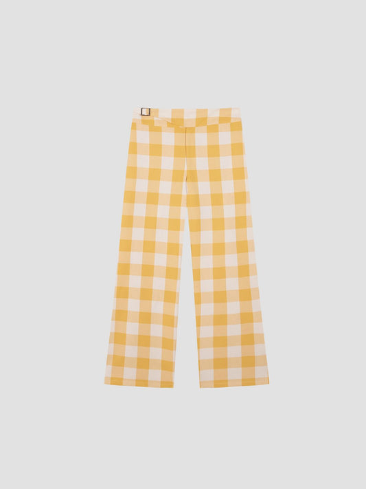 Yellow Check Pants