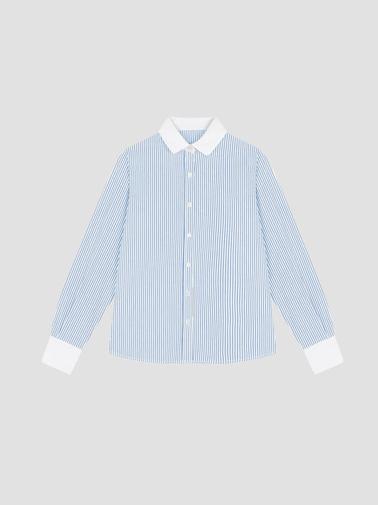 Shelby Shirt Striped Celeste