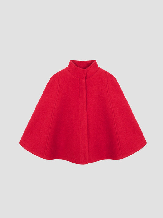 D' Artagnan Wool Cape Red