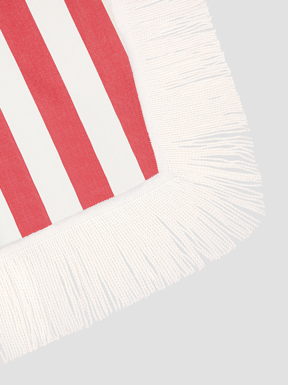 Fringed Parasol Tablecloth Red