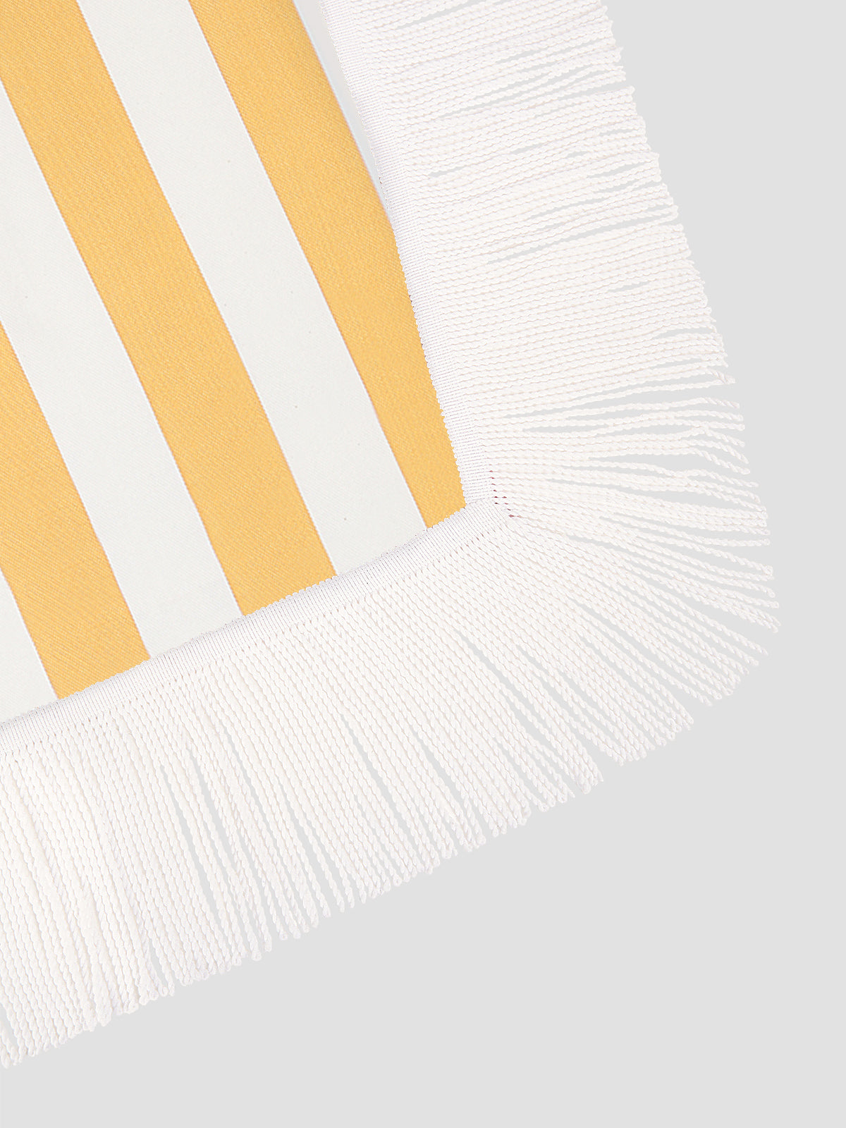 Fringed Parasol Tablecloth Yellow