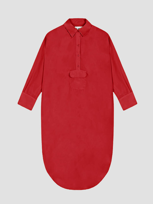 Vespa Silk Kaftan Red