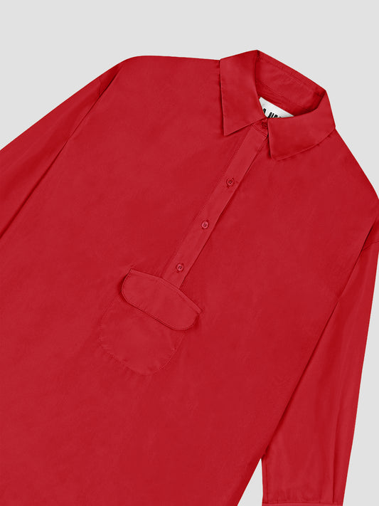 Vespa Silk Kaftan Red