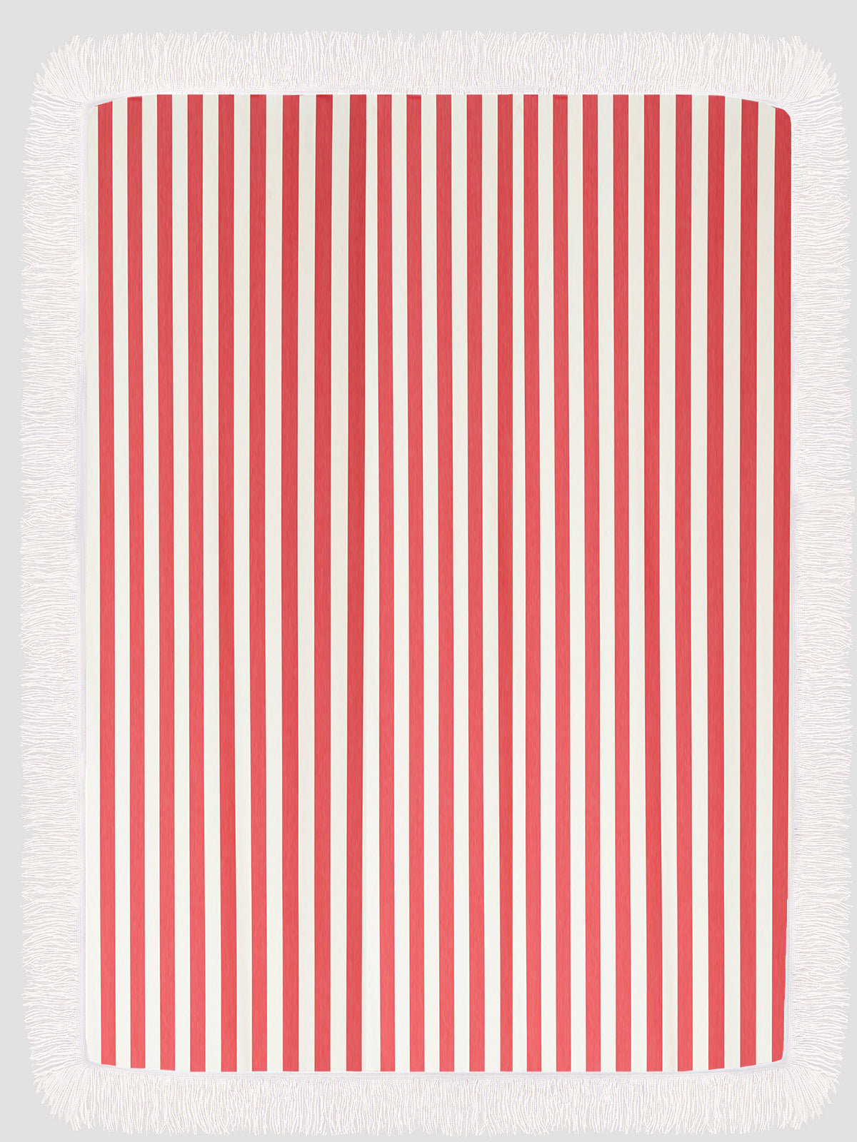 Fringed Parasol Tablecloth Red