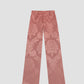 Mei Pants Pink is a high-waist pant with pink floral print.