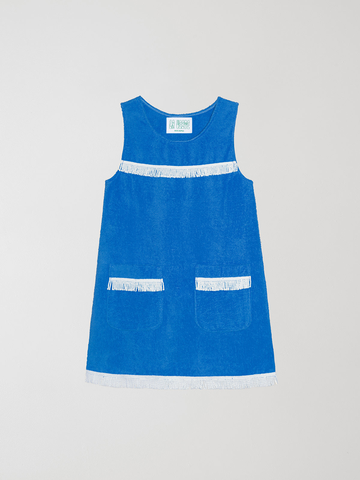 Fringes Mini Towel Blue La Veste Fringes Mini Towel Blue La Veste