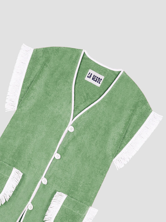 Pitaya Towel Dress Green