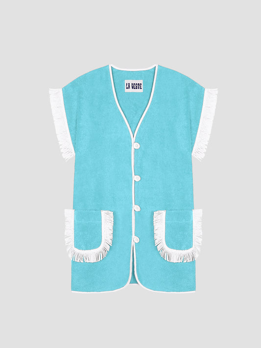 Pitaya Towel Dress Turquoise