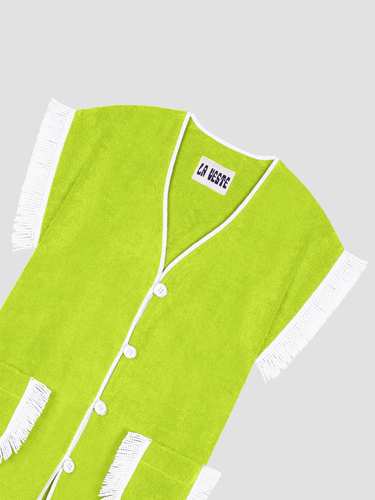 Pitaya Towel Dress Lime