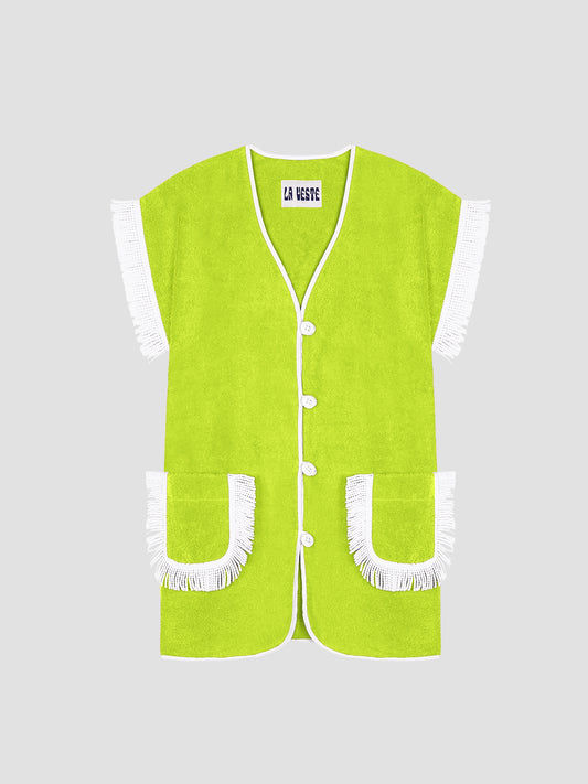 Pitaya Towel Dress Lime