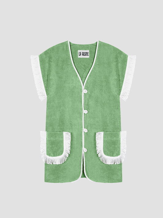 Pitaya Towel Dress Green