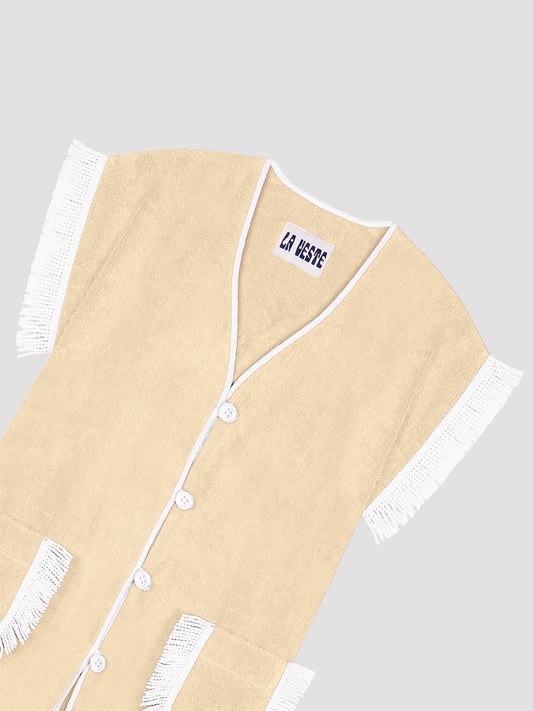 Pitaya Towel Dress Vanilla