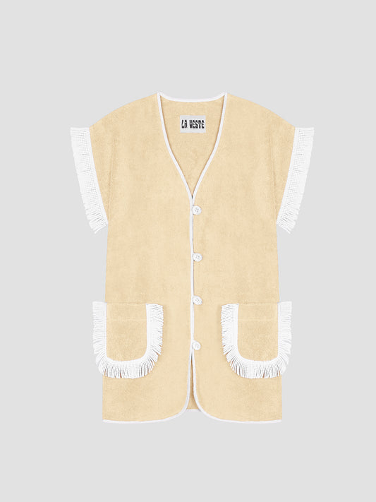 Pitaya Towel Dress Vanilla