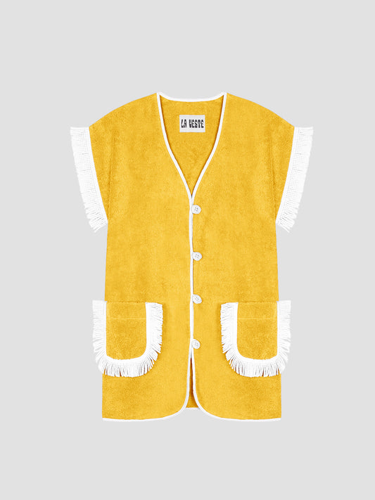 Pitaya Towel Dress Yellow