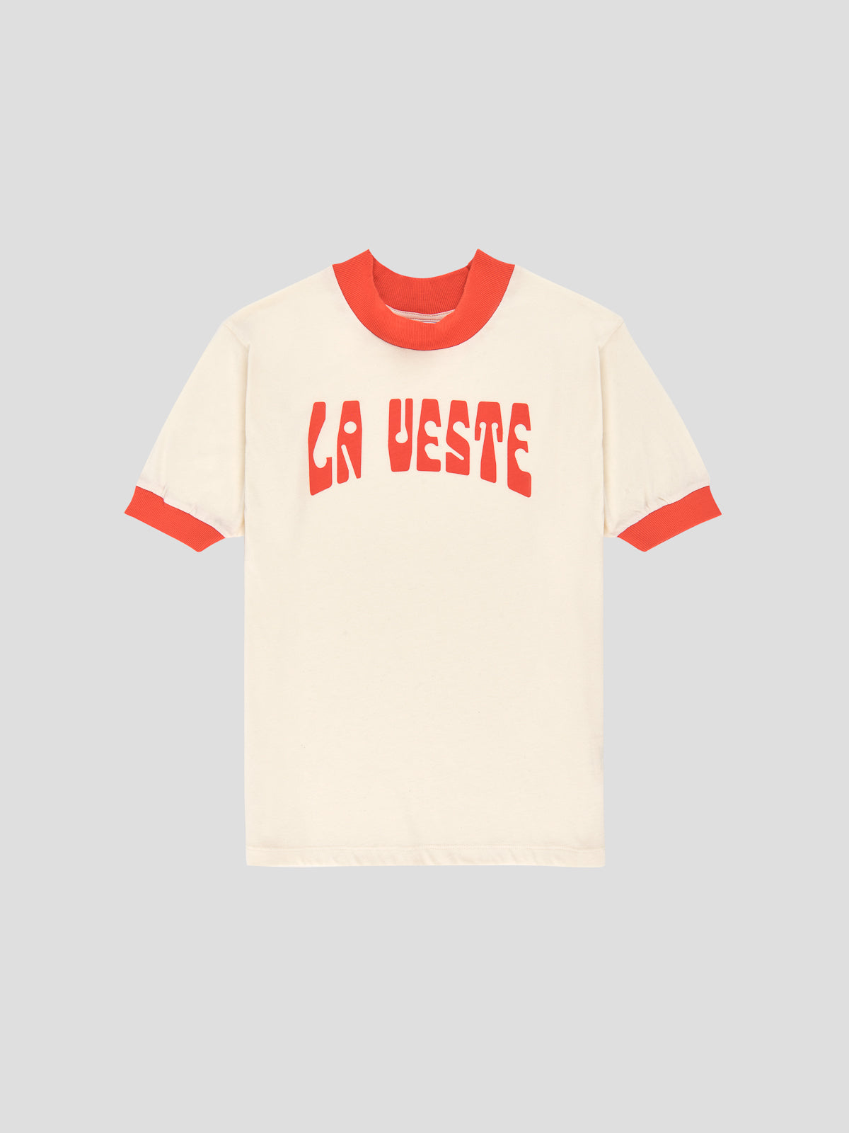 Ringer Tee Shirt Red – La Veste