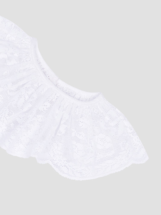 Cancan made of white lace.&nbsp;